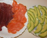 A picture of step 4 of For Parties and Celebrations: Rainbow Roll Sushi.