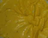 A picture of step 2 of Bundi ki kadhi.