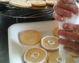 A picture of step 11 of Ladybirds Fried Egg Biscuits/Cookies.