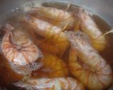 A picture of step 5 of Sweet Simmered Shrimp for Osechi (New Year's Feast).