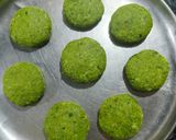 A picture of step 6 of All time favourite - Cheese stuffed Hara bhara Kebab.