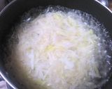 A picture of step 2 of Cabbage Namul.