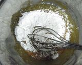 A picture of step 4 of Moist Brown Sugar & Rice Flour Castella Cake.