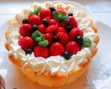 A picture of step 13 of Charlotte aux Fraises.