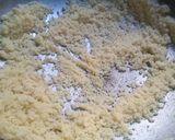 A picture of step 1 of Kesar Sheera.