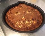 Une image de l'étape 14 de Flan d'Halloween au chocolat, poires et menthe.