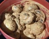A picture of step 3 of Tandoori Mushrooms.