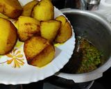 A picture of step 7 of Bengali style Chicken aloo jhol.