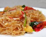 รูปขั้นตอนการทำที่ 2 ของ แหนมผัดไข่ วุ้นเส้น