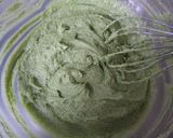A picture of step 2 of Matcha Milk Pound Cake with White Chocolate.