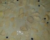 Une image de l'étape 3 de Tarte aux pommes et petites de chocolat.