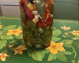 Une image de l'étape 14 de Trio de piments, tomates cerises, ail et herbes aromatiques au vinaigre.