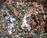 A picture of step 2 of Qeema phaliyan(Rawan phali) ya beans with mutton qeema.