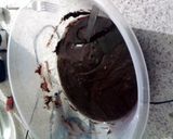 A picture of step 1 of Egg and dairy free Vegan and Vegetarian chocolate cake/cupcakes.