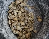 A picture of step 4 of Bhendichi Bhaji (Maharashtrian Style Bhindi/ Okra).