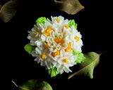 Hình bước làm 4 của món Những đóa hoa cupcake và công thức kem bơ bất bại