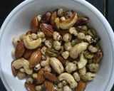 A picture of step 2 of Nuts chaat.