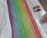 Foto langkah ke 3 dari resep Kue Lapis Rainbow.