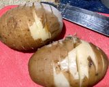 A picture of step 1 of Baked cheese potatoes.
