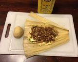 A picture of step 6 of California Farm Tamale Lunch for One.