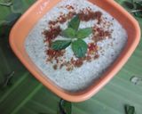 A picture of step 5 of Mint Raita.