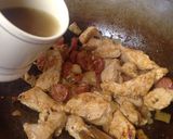 A picture of step 7 of My Peppered Chicken and Chorizo Bake 💜.
