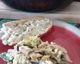 Foto del paso 2 de la receta: Huevos con espárragos, champiñones y jamón
