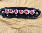 A picture of step 9 of Rose Suji Halwa.