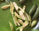 A picture of step 1 of Parwal Sabzi.