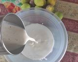 A picture of step 7 of Coconut Panna Cotta Cheesecake with Fresh Figs.