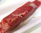 A picture of step 3 of Tender Beef Steak Cooked in a Rice Cooker.