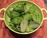 A picture of step 2 of Basil Pesto.
