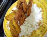 Foto del paso 8 de la receta: Palitos de Salmón con Arroz y Tajadas de Plátano