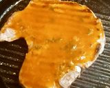 A picture of step 3 of Pork rib with pumpkin and whisky sauce and rice.