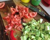 A picture of step 1 of Chunky Guacamole.
