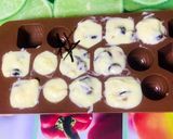 A picture of step 4 of Homemade white chocolate with dry fruits & cranberries.