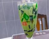 Hình bước làm 4 của món Trà sữa thạch matcha và trà sữa thạch khoai môn