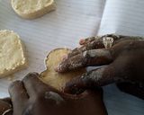 A picture of step 6 of Coconut gireba.