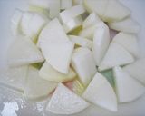 A picture of step 1 of Kkakdugi (Daikon Radish Kimchi)-Style Pickles Mixed with Gochujang.