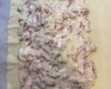 Foto del paso 6 de la receta: Empanada casera de atún con huevo cocido y de bacon con queso