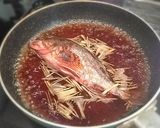 A picture of step 7 of My Family's Golden Ratio for Basic Fish Simmered in Soy Sauce.
