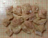A picture of step 1 of Healthy Oven-Baked Chicken Tender Cheese-Fry.