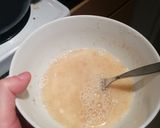 A picture of step 2 of Rotini with Broccoli and Chickpeas.