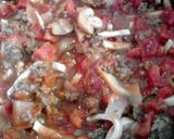 A picture of step 8 of Beef & Mushroom Bolognese.