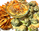 Foto del paso 8 de la receta: Hummus de garbanzo con batata y brócoli crujiente al horno