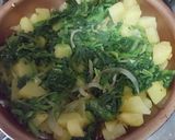 Foto del paso 4 de la receta: Espinacas sofrito con papas
