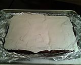 A picture of step 12 of Peppermint Cream Brownie Bars.