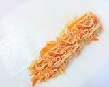 A picture of step 6 of Memil Jeonbyeong (Buckwheat Crepe) Style Fresh Spring Rolls.