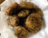 A picture of step 3 of Poha Vada.