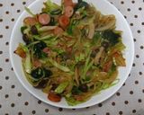A picture of step 6 of Spring Quiche with Spring Cabbage & Fresh Onions.